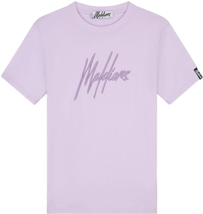 Malelions essentials t-shirt in de kleur paars.