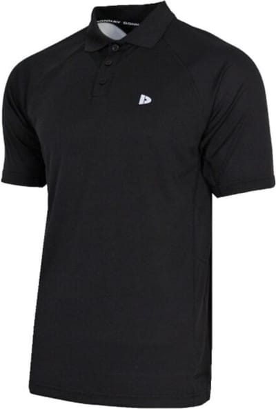 Donnay - Sport polo (Björn) - Multi Sportpolo - Heren - Black (020) - maat S