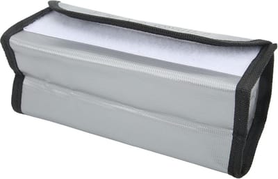 Lipo-batterijtas 3-delige vuurvaste explosiebestendige beschermhoes voor veilig opladen - Lipo-batterijen .