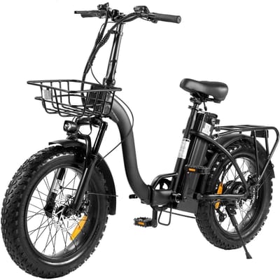 Elektrische Fiets, 250W Opvouwbare Elektrische Fiets voor Volwassenen met 25Ah Grote Afneembare Batterij, 36V 25 km/u Borstelloze Motor, Tot 70 km Maximaal Bereik,