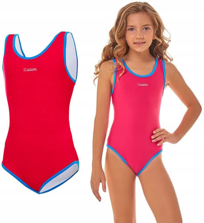 ZAGANO - Badpak meisjes - Maat 152 - Sneldrogende - Sport zwempak - Strandpak damen