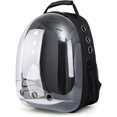 Kattenrugzak met grote capaciteit, huisdierreisdrager, bubbelzak voor kleine honden en gray