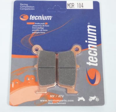 tecnium remblokje voor motor gas 125 ec 2000 tot 2010 mor104 nieuw