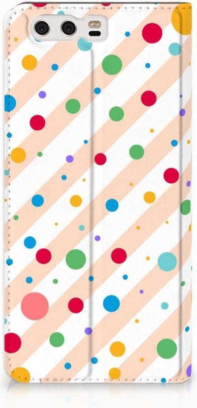 Huawei P10 Plus Hoesje met Magneet Dots