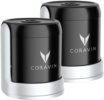 Coravin Sparkling stoppers 2 stuks - Zwart