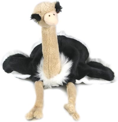 Handpop Boeket - Pluche Vogel en Dier - 33 cm Hoogte - Knuffeldier