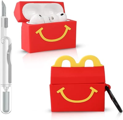 Beschermhoes Oordopjes - Siliconen Case - Oordopjes Beschermen - 3D Schattig Design - 6x4x1 cm - Veelkleurig