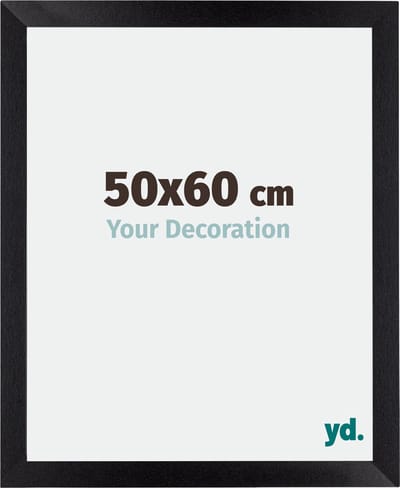 Your Decoration - Fotolijst 50x60 cm - MDF - Zwart Mat - Mura