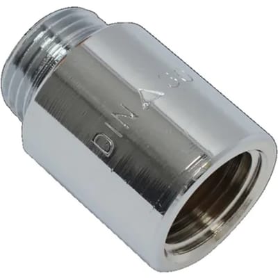 Sanivesk Kraanverlengstuk 1/2"fx1/2"m L30mm Chroom