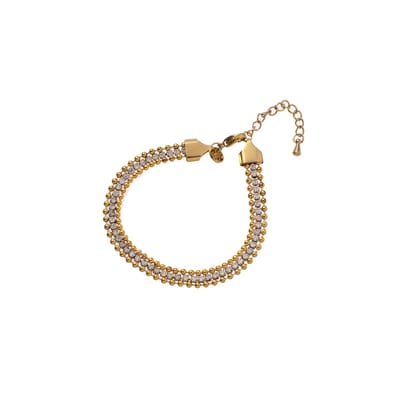 Go Dutch Label Armband (Sieraad) stenen Zilver