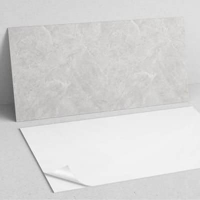 Coloray Wandpanelen Zelfklevend - Natuursteenpatroon PVC Wandpaneel - 100 cm x 50 cm - Grijs Wandbekleding Zelfklevend - 1 stuk - Texturen Wandpanelen Zelfklevend - Keuken Wandpanelen - Wandpanelen Badkamer