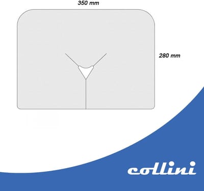 Disposable face cover voor massagetafels papier - hoofdsteun hoesjes - Gezichtskussens 100 stuks wegwerpdoekjes | facecovers
