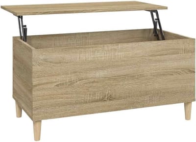 Salontafel 90x45 cm in Sonoma Eikenkleur - Robuuste Koffietafel voor Woonkamer