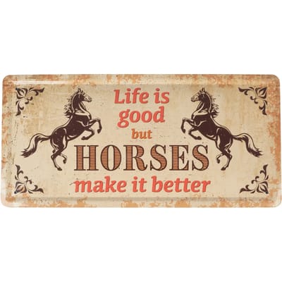Paardrijpaneel van metaal HORKA