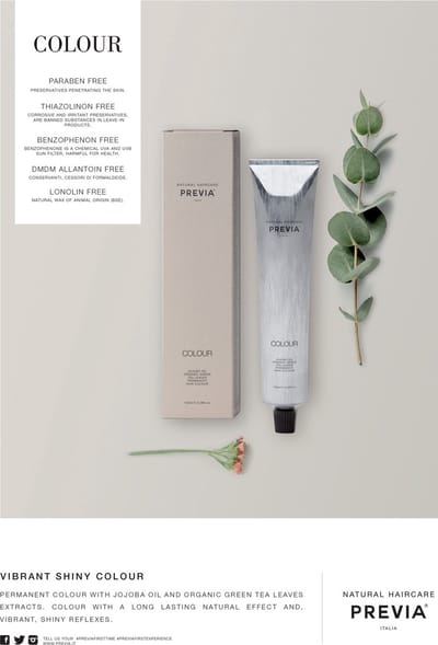 PREVIA Permanent Colour Haarfarbe - 5.3 Helles Goldbraun, 100 ml