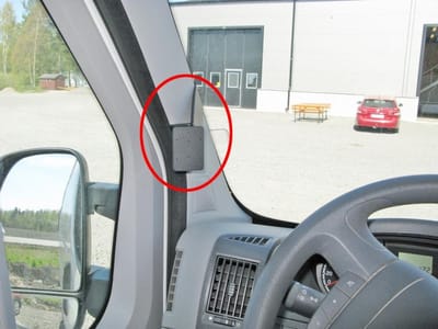 Brodit ProClip houder geschikt voor Citroën Jumper- Fiat Ducato- Peugeot Boxer Opel Movano 2007 - Left mount, Hoog