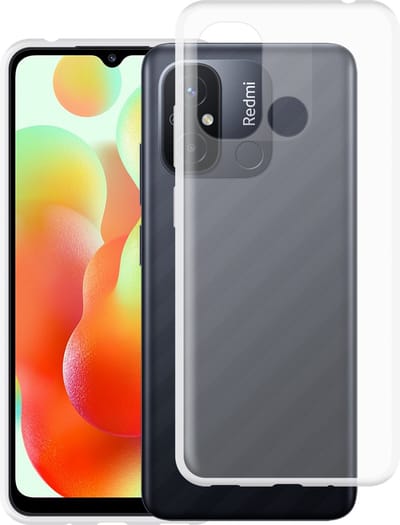 Just in Case hoesje geschikt voor Xiaomi Redmi 12C Hoesje Siliconen - Flexibele Case - Transparant