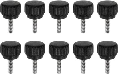 10 Pcs M3 x 10mm Vleugelmoeren met Draad, Rvs 304 Klemmoeren voor Meubels en Machines