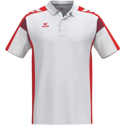 Erima Celebrate 125 Polo Heren - Wit / Rood | Maat: XXL