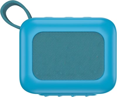 Draagbare Beschermhoes voor Bluetooth Speaker, Geschikt voor JBL GO 4, Siliconen Case in Blauw, Schokbestendig en Waterdicht Accessoire