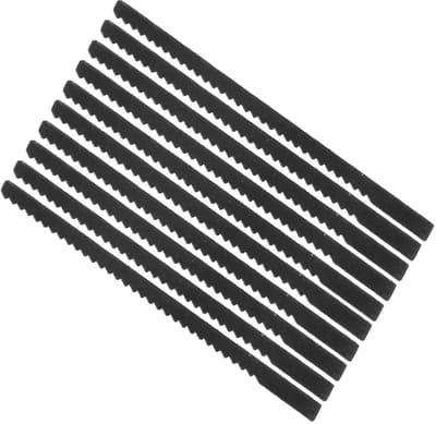 Dailygoods- Jigsaw Blades 10 Stuks - Hout Snijden - Koolstofstaal - Voor PVC/Plastic - Mini Draaibank - Hoge Slijtvastheid - Zaagbladen