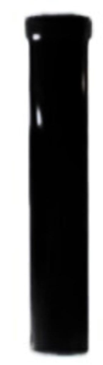 Renoplast® R50 aluminium regenpijp | 50cm DN 40mm Zwart | Dakgoten Regengoot Dakafvoer Randprofielen van plaatstaal | Tuinhuisje Carport Terras Balkon plug-in kanaal | goot voor dak
