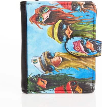 Shagwear Pasjeshouder - Portemonnee Dames - Portefeuille Dames - Kunstleer - Hats Off (009481sm)