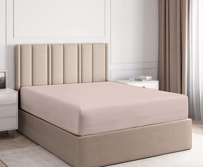 Ephemeris hoeslaken eenpersoons zacht katoen met elastiek rondom 90x200+30 cm Jersey roze