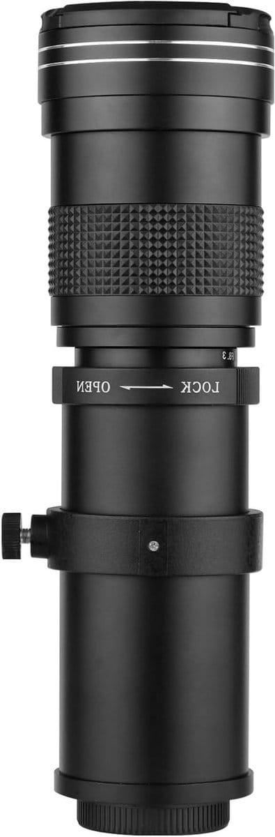 Tele Zoom Lens 420-800 mm F/8.3-16 voor NEX E-Mount en DSLR-SLR Camera's, Ideaal voor Natuurfotografie en Sportfotografie
