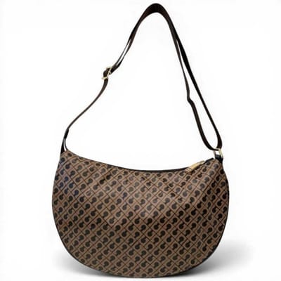 Gherardini Hobo Zachte vrouwen zachte stof kleine Toffee Bag