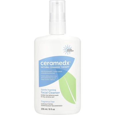 Ceramedx, Nettoyant Moussant Doux pour le Visage, Sans Parfum, 8 fl oz (236 ml) gray