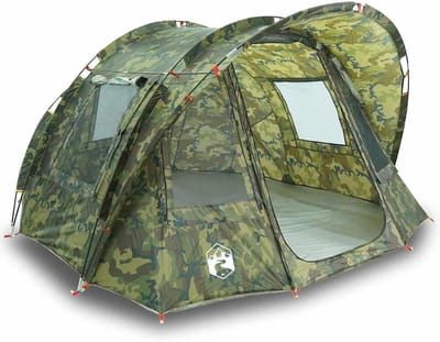 Vistent voor 2 - Vis schuilplek - Bescherming tegen zon - Waterdicht en winddicht - Opvouwbaar lichtgewicht - camouflage