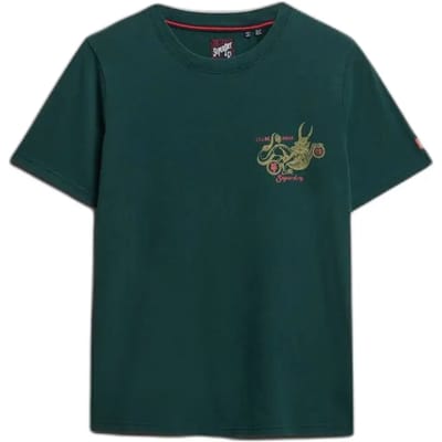 Superdry - Tokyo Narrative relaxed T-shirt - Dames - T-shirts