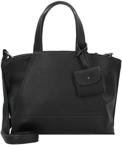 TOM TAILOR Handtas Schoudertas Adrienn Zip Shopper Black Zwart