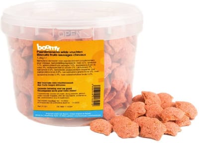 Boomy – Paardensnoepjes – Suikervrije snack voor paarden - Wildvruchten - 1,2kg