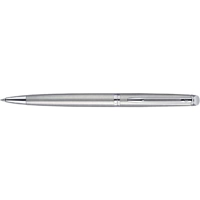 Waterman H misph re balpen - Roestvrij staal chromen afwerking - Medium penpunt - Blauwe inkt - Geschenkdoos