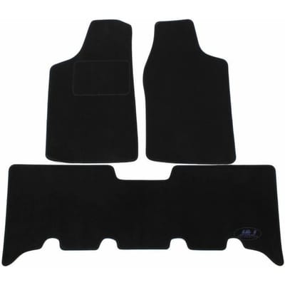 Tapis De Sol Noir Velours - J&amp;J AUTOMOTIVE - Opel Frontera B 1999-2004 - Sur Mesure - Antidérapant - Imperméable zwart