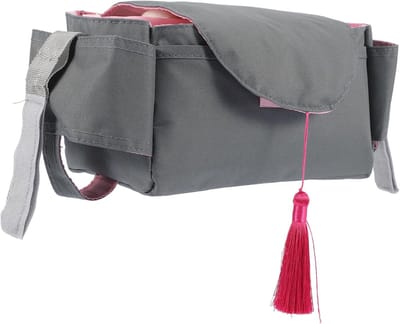 Draagbare Luierorganizer - Baby Opbergtas - Baby Verzorging - Met Handvat - 30x19x13cm - Zwart