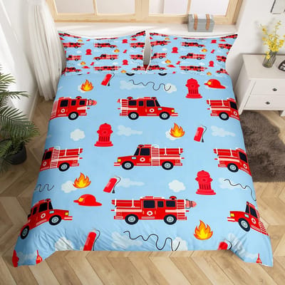 Vintage Stoomtrein Dekbedovertrek Cartoon Klassiek Spoorweg Retro Beddengoed Set Cadeau voor Meisjes Jongens Reis Locomotief Trein Bed Overtrek 180*220cm 3pcs