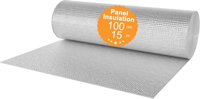 Isolatiefolie voor Radiatoren en Wanden | Thermische Isolatie voor Huis, Camping, Auto (1 x 15 m)