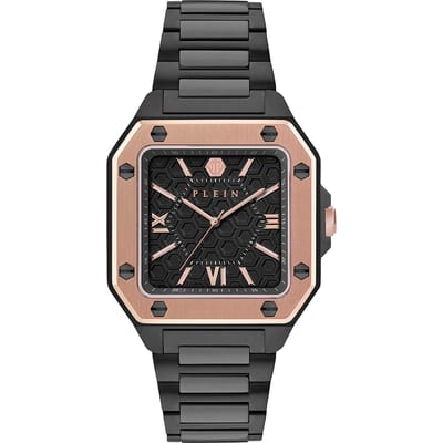 Philipp Plein Plein Edge PWYGA0526 Horloge - Staal - Zwart - Ø 42 mm
