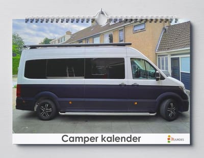 Camper kalender 35x24 cm | Camper verjaardagskalender | Camper wandkalender| Kalender 35 x 24 cm