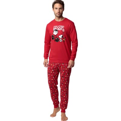 Setjes Admas Pyjama broek top lange mouwen Hoho Mood Peanuts