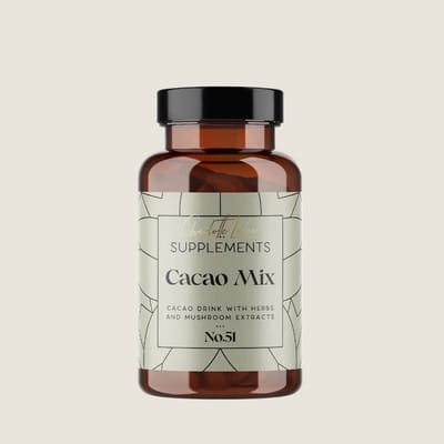 Biologische Cacao Poeder Mix met Paddenstoelen | 180 gram | Superfood voor Energie & Focus | CL Health by Charlotte Labee
