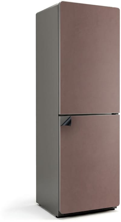Wallfluent Magnetische Koelkastmat - Bruin Koelkast Magneet Sticker - 60 cm x 190 cm - Bruin Magnetische Koelkastmat - Koelkast Cover Magneet - Magnetische Koelkastbekleding - Herbruikbare Magneetmat Koelkast