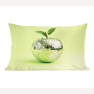 Sierkussens - Kussentjes Woonkamer - 60x40 cm - Groen - Disco - Decoratie - Appel