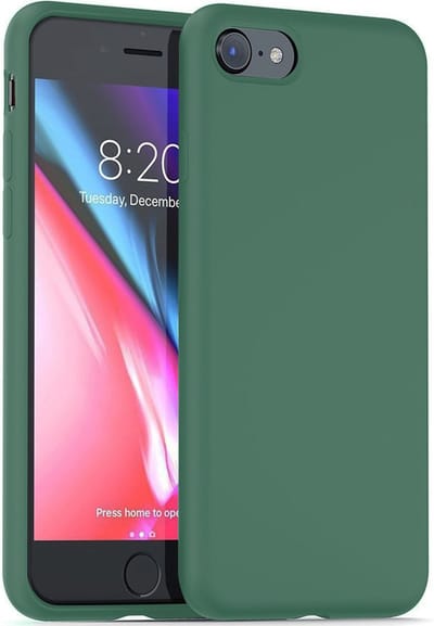 ShieldCase Silicone case geschikt voor Apple iPhone SE 2020 / SE 2022 hoesje - optimale bescherming - perfecte pasvorm - TPU Materiaal - groen