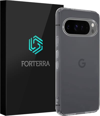 Hoesje Geschikt voor Google Pixel 9 Pro - Sterk & Shockproof - Siliconen Case - Hoes Cover - Transparant
