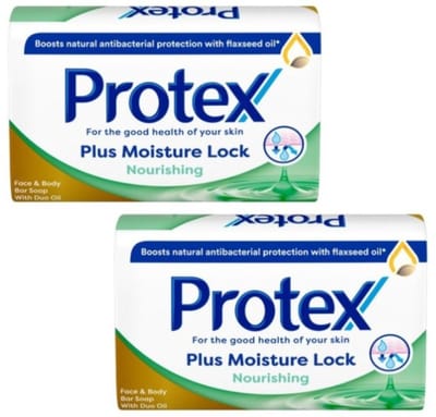 Protex Plus Moisture Lock Antibacteriële Zeep - Maximale Infectiepreventie Zonder Huidbeschadiging - 2 x 90g