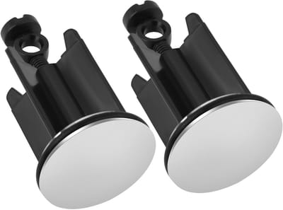 2x Universele Wastafelstop Universeel 40mm Met Hendel Badkamer Keuken